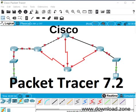 Cisco Packet Tracer Network Simulation Tool V721 Free Direct Downoad