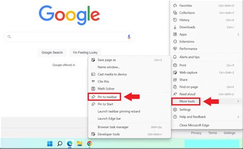 How To Pin A Website To The Taskbar In Windows Ionos Ca