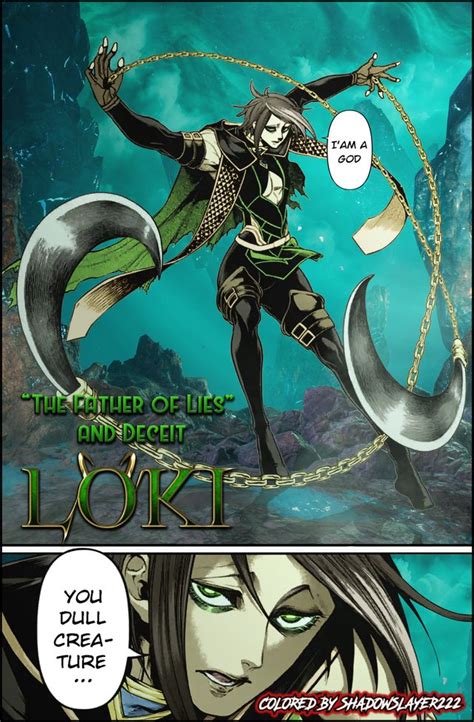 The Father Of Lies And Deceit Loki Colored Shuumatsunovalkyrie