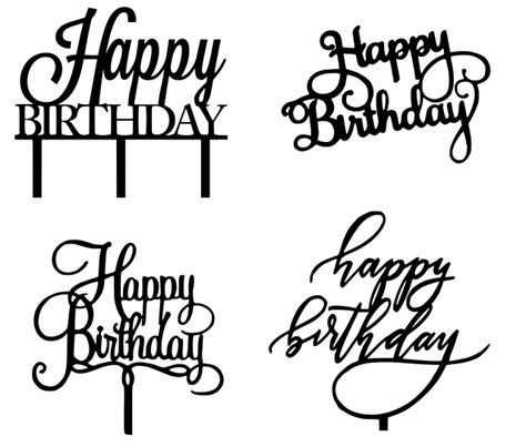 Sintético 93 Foto Individual Letras De Happy Birthday Para Imprimir