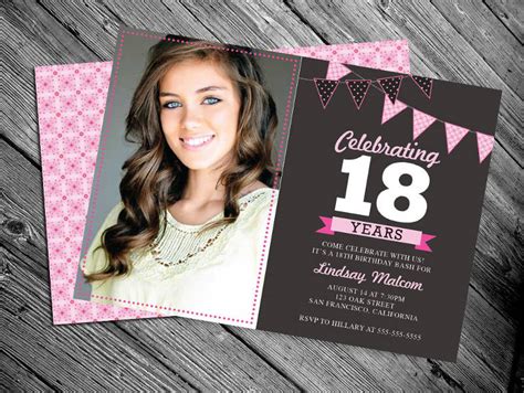 18th Birthday Invitation 19 Examples Format Pdf Examples