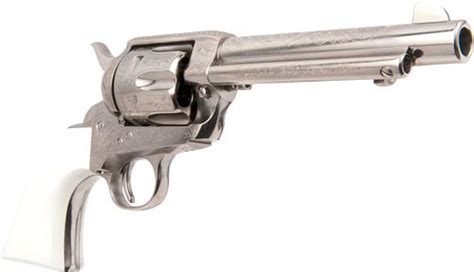 Cimarron Saa Frontier Engraved 45 Long Colt555 Barrel Nickel
