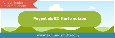 To do so, log into your account. Paypal als EC-Karte - mit Paypal mobil bezahlen, so geht's