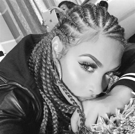 Pinterest Nandeezy † Cornrow Hairstyles Cool Hairstyles Long
