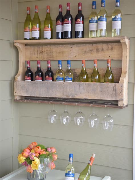 How To Make A Wine Rack From A Wood Pallet Hgtv