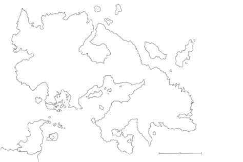 Blank Fictional World Maps