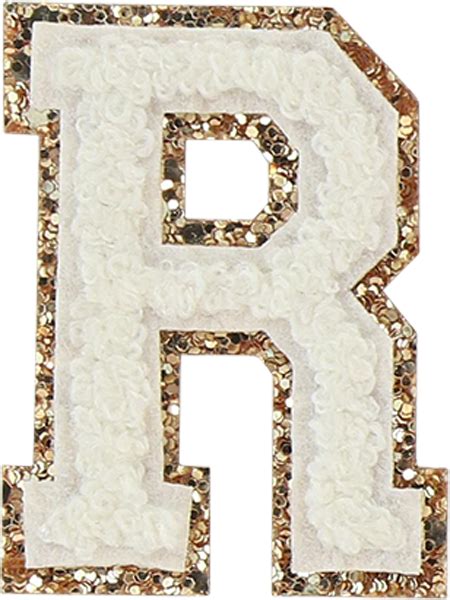 Pearl Letters Glitter Letters Gold Glitter Stylish Letters Varsity