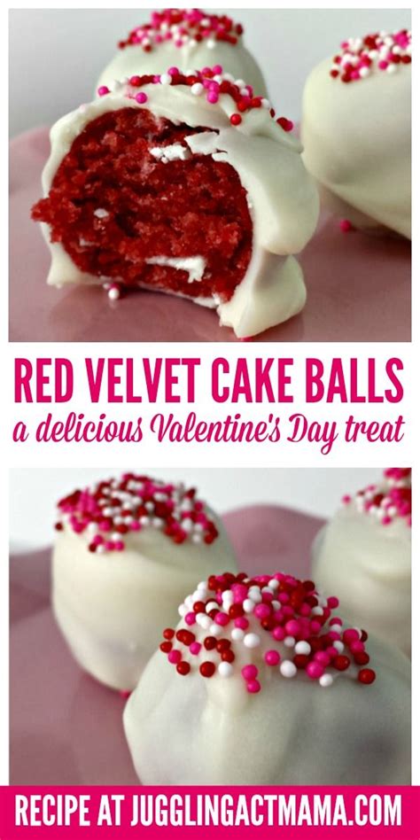 Red Velvet Cake Balls Recipe Story Juggling Act Mama