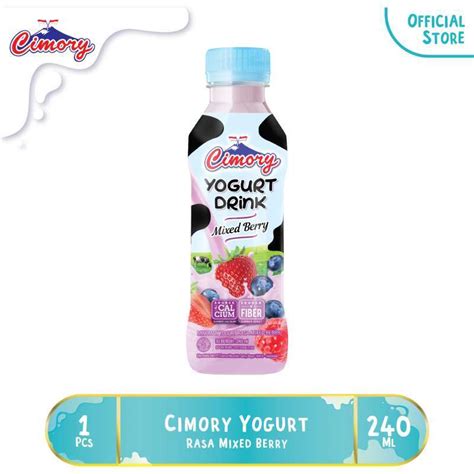 Jual CIMORY UHT Yogurt Drink Mixed Berry 200 ML Halal Di Seller