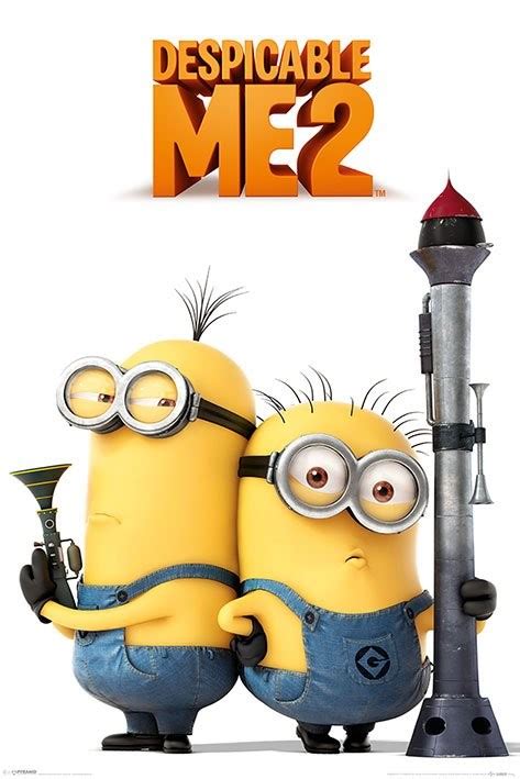 Buy minions posters designed by millions of artists and iconic brands from all over the world. DESPICABLE ME 2 - armed minions 2013 Poster | Sold at ...
