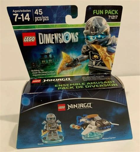 Lego Dimensions Fun Pack Ninjago Zane 71217 For Sale Online Ebay