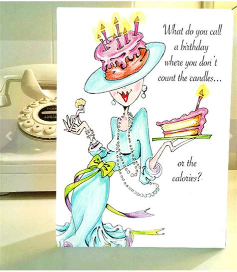 Funny Birthday Card Funny Women Humor Greeting Cards For Her Etsy