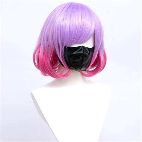 Astrum Design Mask Girl Luna Pink Purple Cosplay Wig Winkcosplay