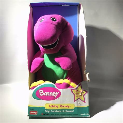 Barney Dinosaur Talking Plush 1996 Playskool 71245 Interactive Toy 18