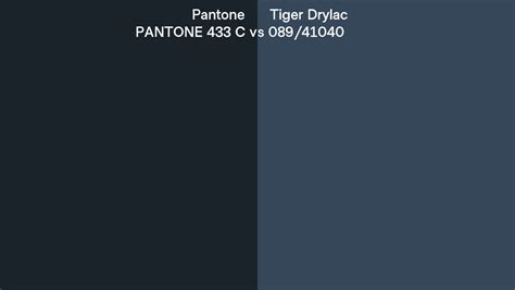 Pantone C Vs Tiger Drylac Side By Side Comparison