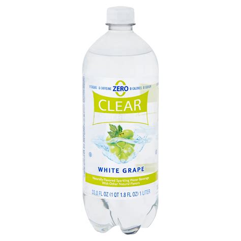 Clear American Sparkling Water White Grape 338 Fl Oz Walmart