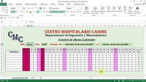 Control de Horas Trabajadas en Excel Aprende Informática