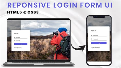 Responsive Login Form Design Using Html5 And Css3 Code4education