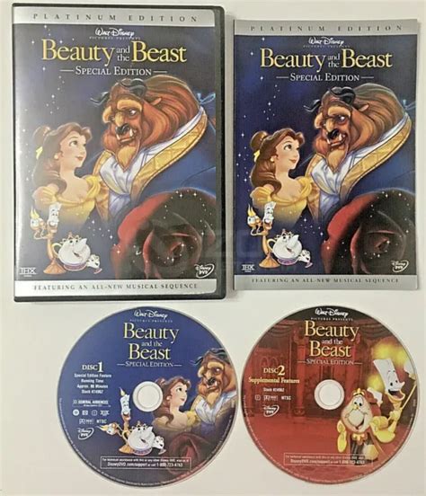 Walt Disney Beauty And The Beast 2 Disc Special Platinum Edition Dvd