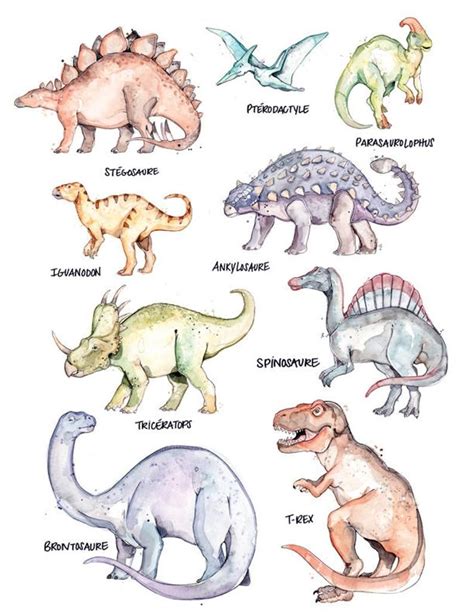 Dinosaurs Species Large Print X Inches Dinosaurs Species