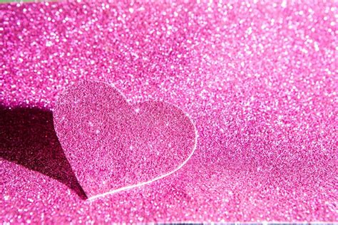 Pink Glitter Shiny Abstract Valentines Day Stock Photo Image Of