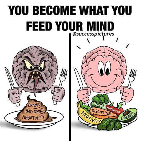 You Are What You Feed Your Mind Meme Original You Become What You