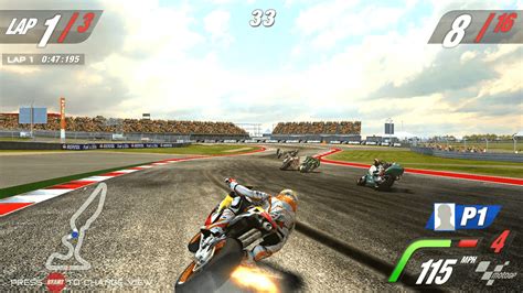 Moto gp (also written as motogp) is a cool sports racing game released for multiple gaming consoles including the game boy color (gba) handheld system back in the year 2006. MotoGP - Raw Thrills, Inc.