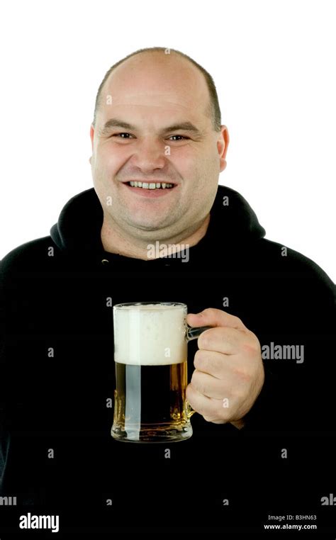 Man Drinking Beer Stock Photo Alamy