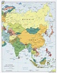 Mapa Político de Asia - Tamaño completo | Gifex