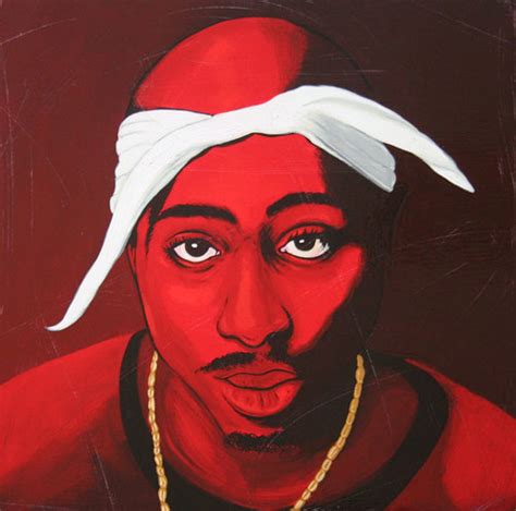 Tupac Amaru Shakur Finished Up This Commission Piece For A Flickr