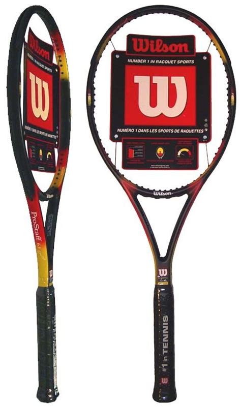 wilson pro staff classic 6 1 stretch tennis outfit mens tennis racquets vintage tennis cbs