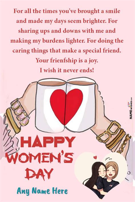Wish Happy Women S Day To Your Lovely Friends By Using This Beautiful
