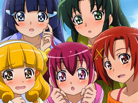 Mameshiba Pixiv 59310 Aoki Reika Hino Akane Smile Precure Hoshizora Miyuki Kise Yayoi