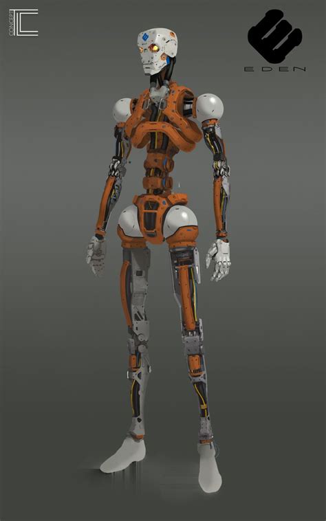 Artstation Raw Data Androids Trevor Claxton Robot Concept Art