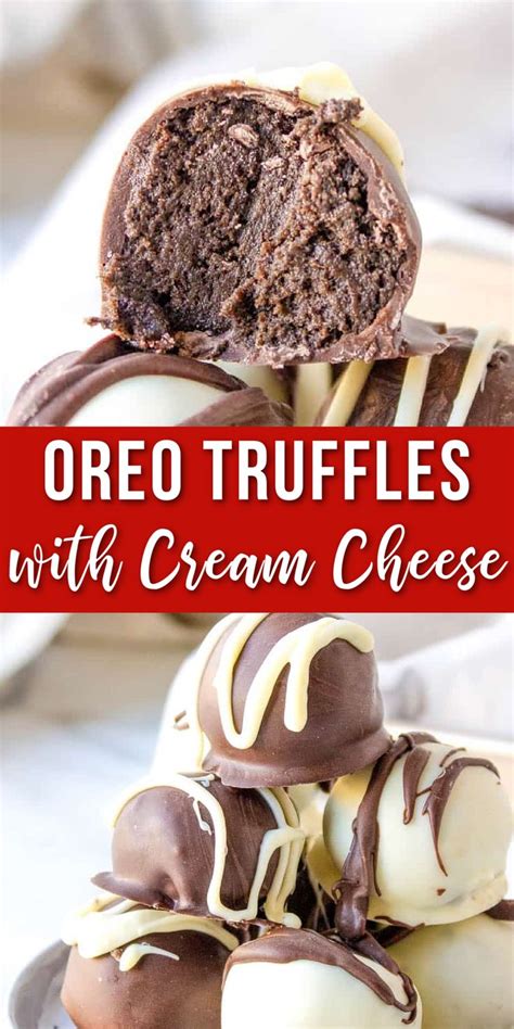 Easy Oreo Truffles With Cream Cheese Aka Oreo Balls Oreo Truffles