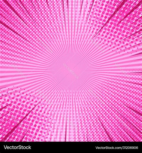 Comic Light Pink Background Royalty Free Vector Image