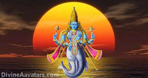 Lord Vishnus Matsya Avatar Dashavatar Lord Vishnu Vishnu Avatar