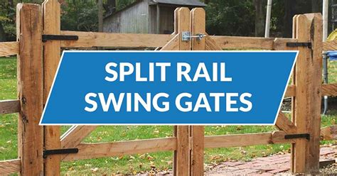 In some cases, homeowners add welded wire to keep animals in. Split Rail Swing Gates