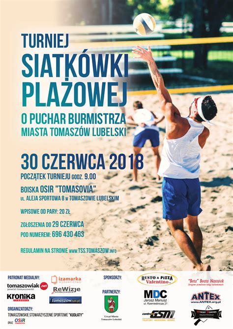 Turniej Siatkówki Plażowej o Puchar Burmistrza Miasta Tomaszów Lubelski