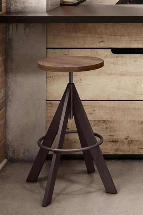 buy amiscos uplift modern backless adjustable bar stool