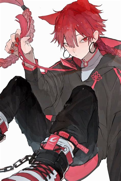 さくしゃ2 On In 2020 Anime Demon Boy Anime Art Character Art