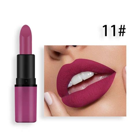 buy non stick cup waterproof easy to color velvet sex lipstick cosmetic matte lipstick at