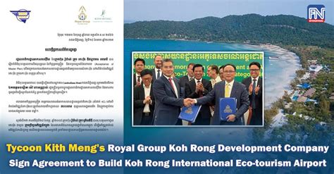 Its Official Koh Rong International Airport Project Signed And Sealed