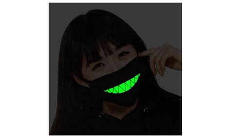 Cotton Teeth Luminous Anti Dust Mouth Face Mask Anime Halloween T