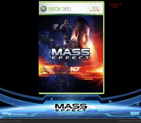 Mass Effect Xbox 360 Box Art Cover By Revan Xi9