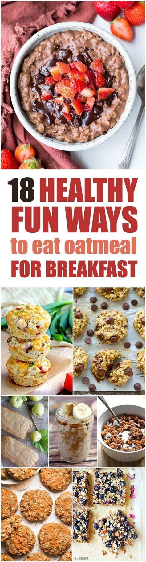 18 Healthy Fun Ways To Eat Oatmeal For Breakfast Six Clever Sisters Healthy Breakfast
