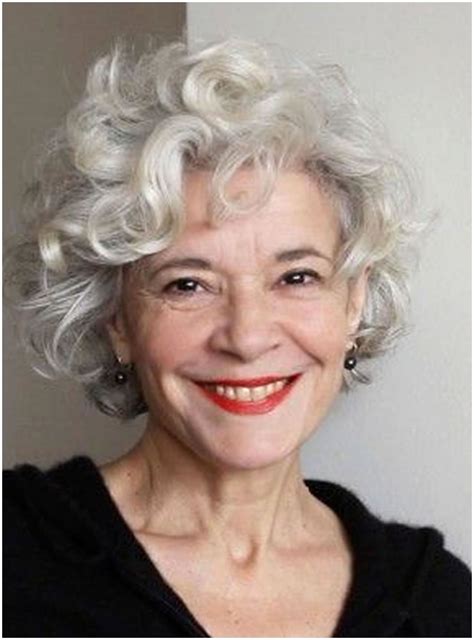 Curly Short Hairstyles For Older Women Over 50 Grey Curly Hair Gray