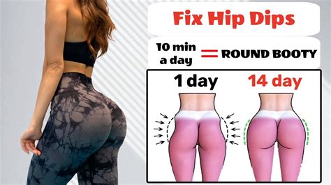 Best Hip Dips Workout 14 Days Challenge At Home🔥 100 Guaranteed 10 Min Round Booty Workout🍑