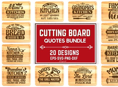 Cutting Board Svg Bundle By Designistic On Dribbble