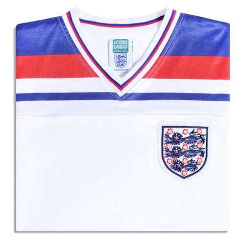 England 1982 World Cup Finals Shirt England Retro Jersey 3 Retro